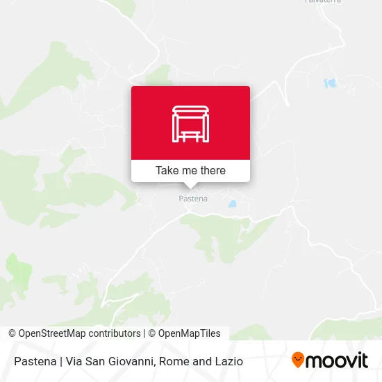Pastena | Via San Giovanni map