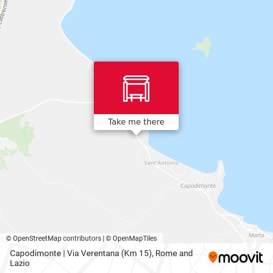Capodimonte | Via Verentana (Km 15) map