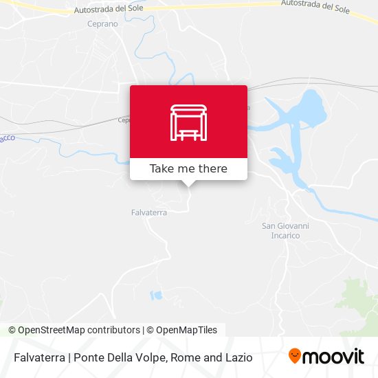 Falvaterra | Ponte Della Volpe map