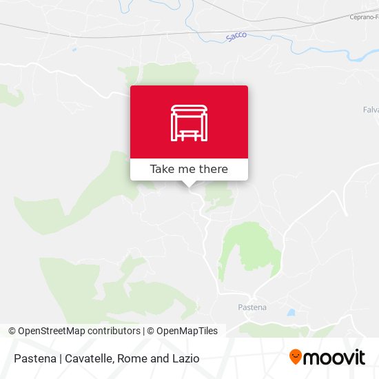 Pastena | Cavatelle map