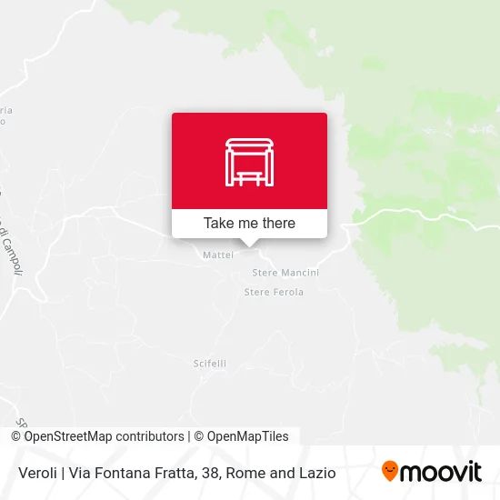 Veroli | Via Fontana Fratta, 38 map