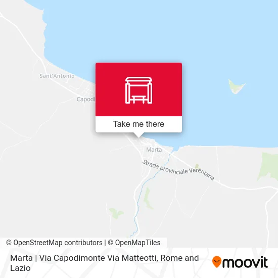Marta | Via Capodimonte Via Matteotti map