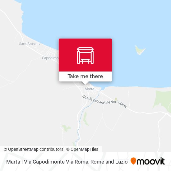 Marta | Via Capodimonte Via Roma map