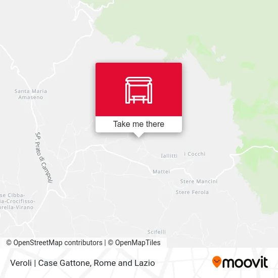 Veroli | Case Gattone map