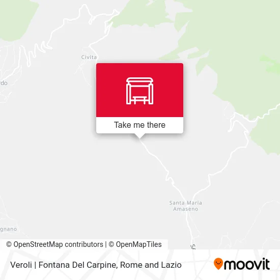Veroli | Carpine Fountain map