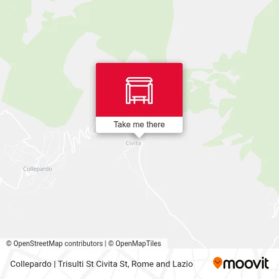 Collepardo | Trisulti St Civita St map