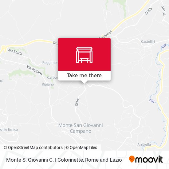 Monte S. Giovanni C. | Colonnette map