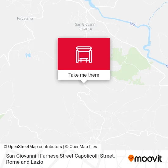 San Giovanni | Farnese Street Capolicolli Street map