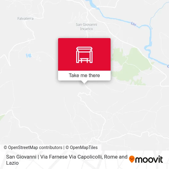 San Giovanni | Farnese Street Capolicolli Street map
