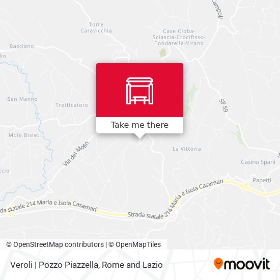 Veroli | Pozzo Piazzella map