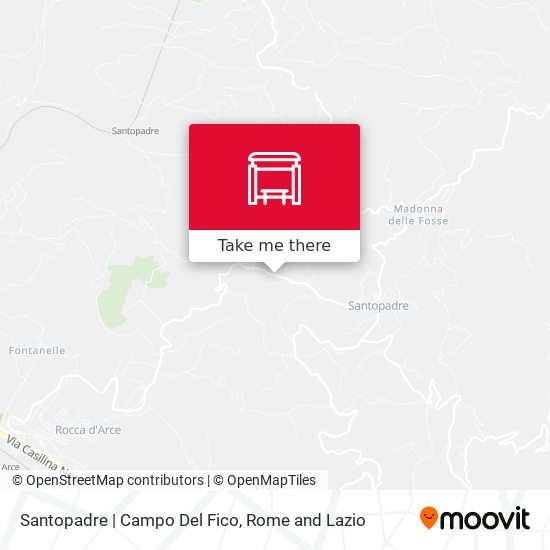 Santopadre | Campo Del Fico map