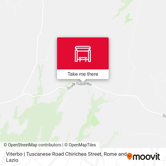 Viterbo | Tuscanese Road Chirichea Street map