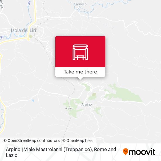 Arpino | Viale Mastroianni (Treppanico) map