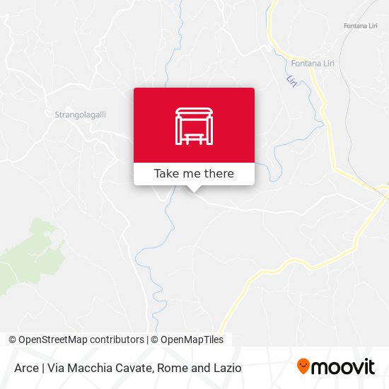 Arce | Via Macchia Cavate map