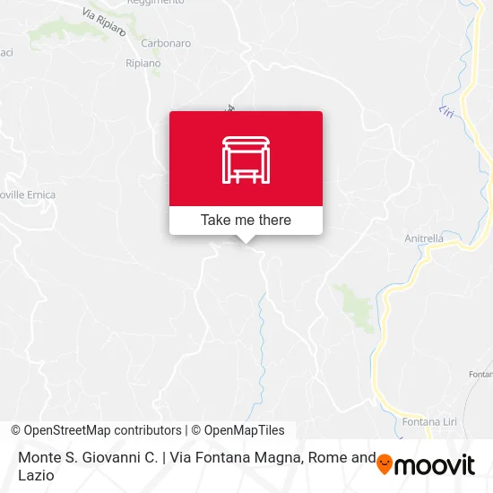 Monte San Giovanni | Fontana Magna Street map