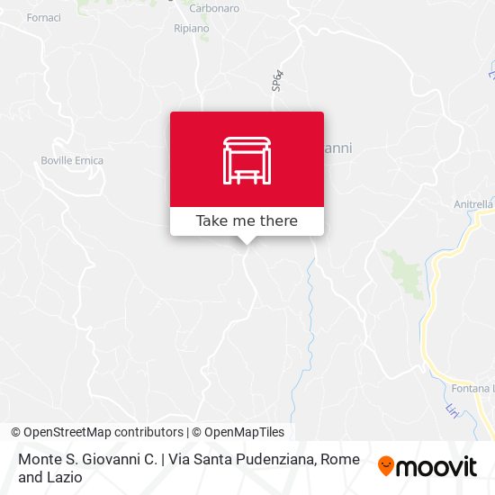 Monte S. Giovanni C. | Via Santa Pudenziana map