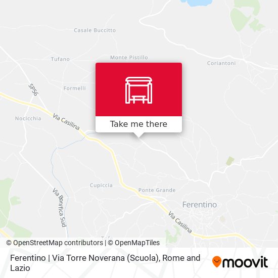 Ferentino | Via Torre Noverana (Scuola) map