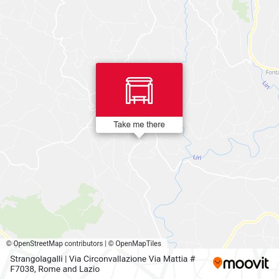Strangolagalli | Via Circonvallazione Via Mattia # F7038 map