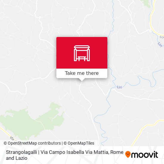 Strangolagalli | Via Campo Isabella Via Mattia map