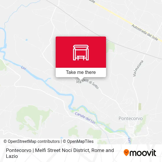 Pontecorvo | Melfi Street Noci District map
