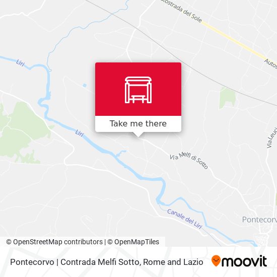 Pontecorvo | Contrada Melfi Sotto map