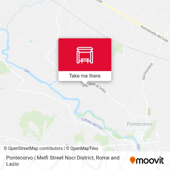 Pontecorvo | Melfi Street Noci District map