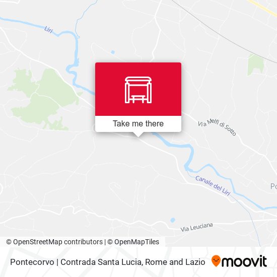 Pontecorvo | Contrada Santa Lucia map