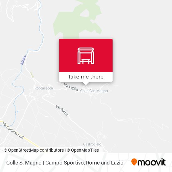Colle S. Magno | Campo Sportivo map