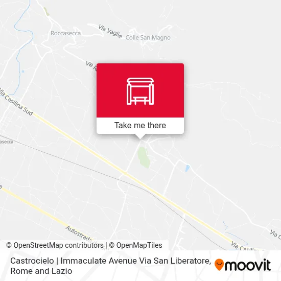 Castrocielo | Immaculate Avenue Via San Liberatore map