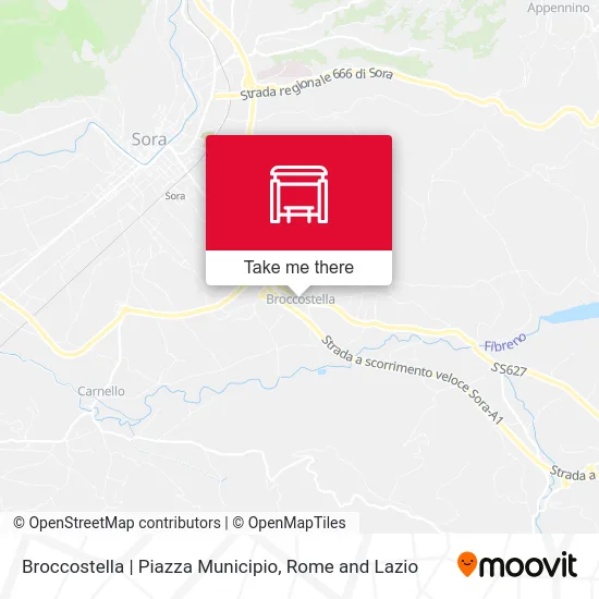 Broccostella | City Hall Square map