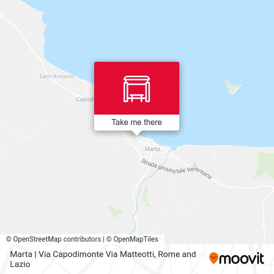 Marta | Capodimonte Road Matteotti Road map