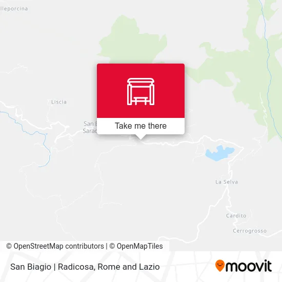 San Biagio | Radicosa map