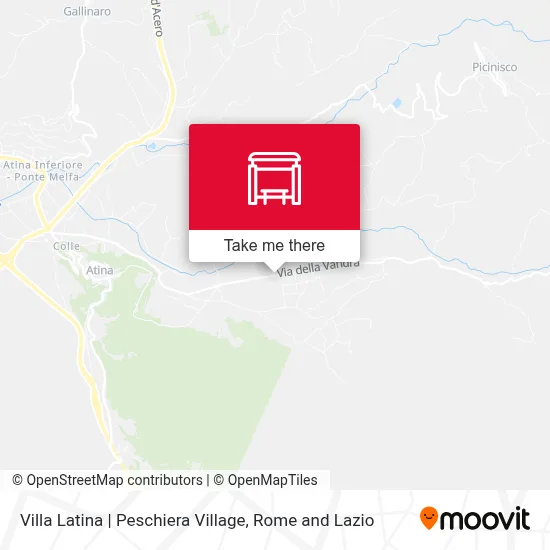 Villa Latina | Peschiera Village map