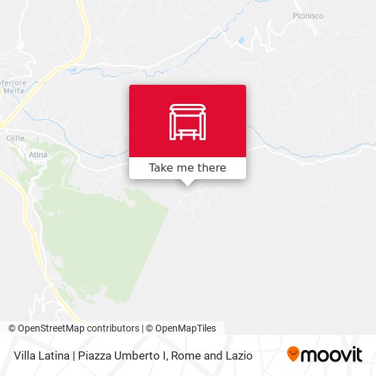 Villa Latina | Piazza Umberto I map