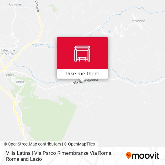 Villa Latina | Via Parco Rimembranze Via Roma map