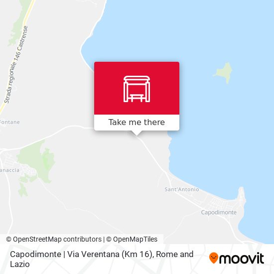 Capodimonte | Via Verentana (Km 16) map