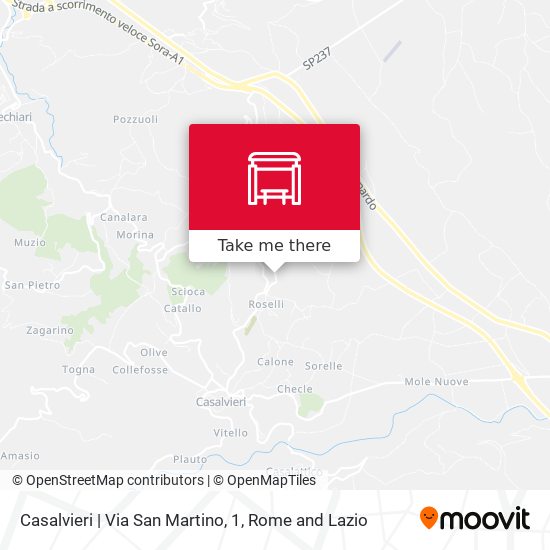 Casalvieri | Via San Martino, 1 map