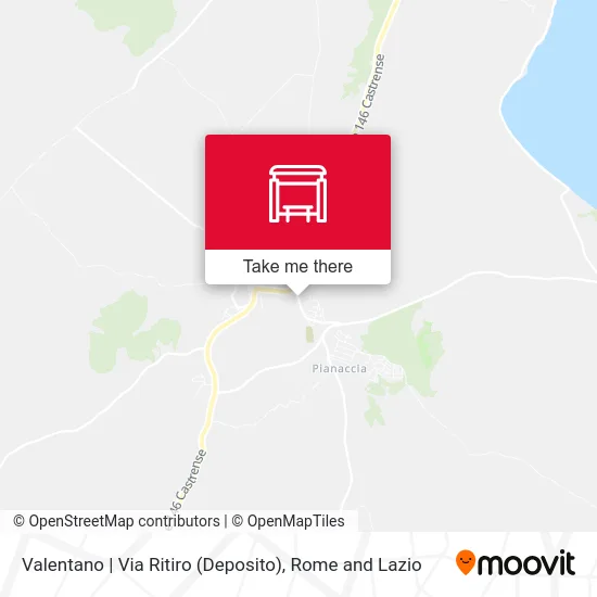 Valentano | Via Ritiro (Depot) map