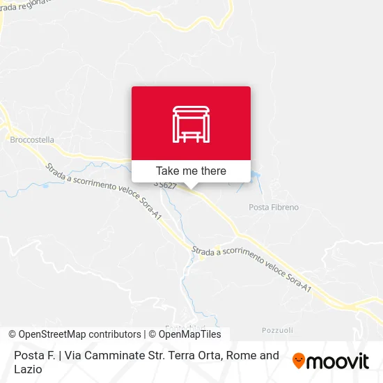 Posta F. | Via Camminate Str. Terra Orta map