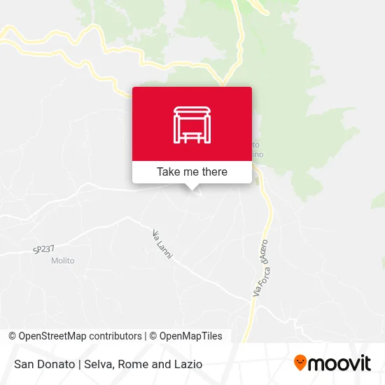 San Donato | Selva map