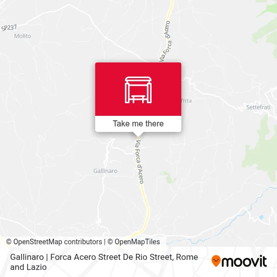 Gallinaro | Forca Acero Street De Rio Street map