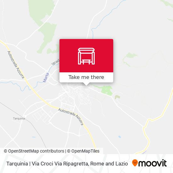 Tarquinia | Via Croci Via Ripagretta map