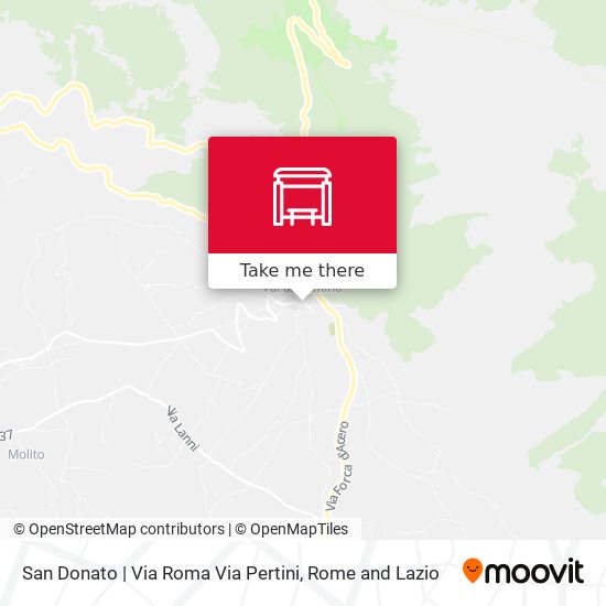 San Donato | Via Roma Via Pertini map