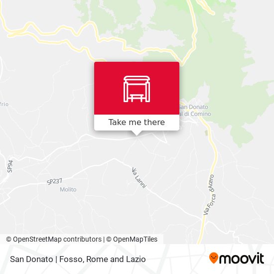 San Donato | Fosso map