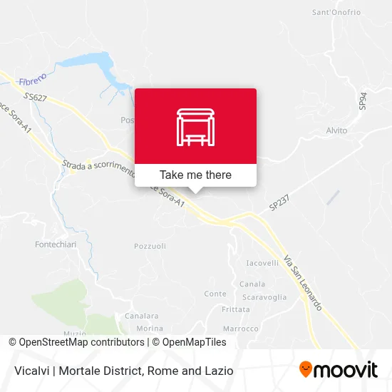 Vicalvi | Mortale District map