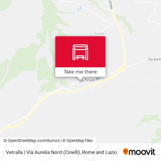 Vetralla | Via Aurelia Nord (Cinelli) map