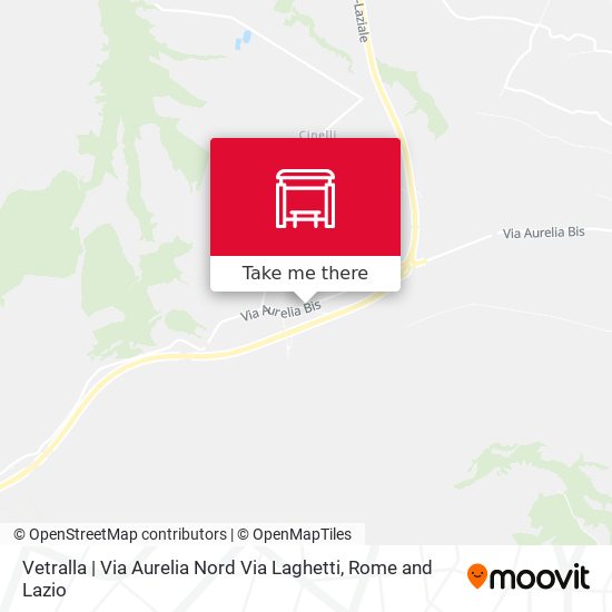 Vetralla | Via Aurelia Nord Via Laghetti map