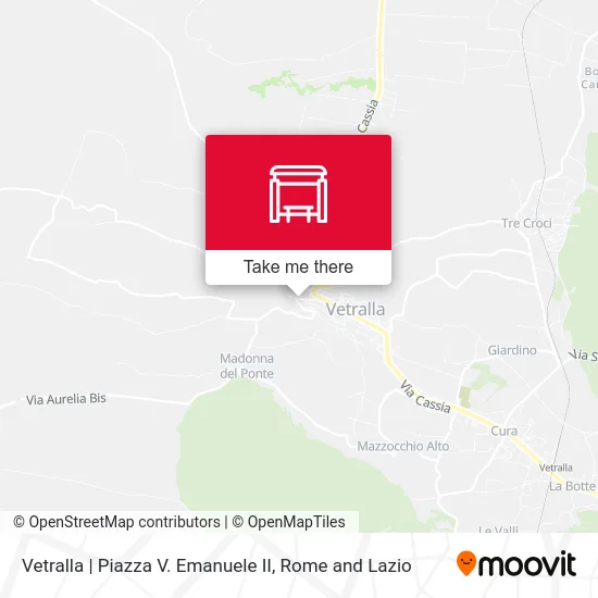 Vetralla | Vittorio Emanuele II Square map