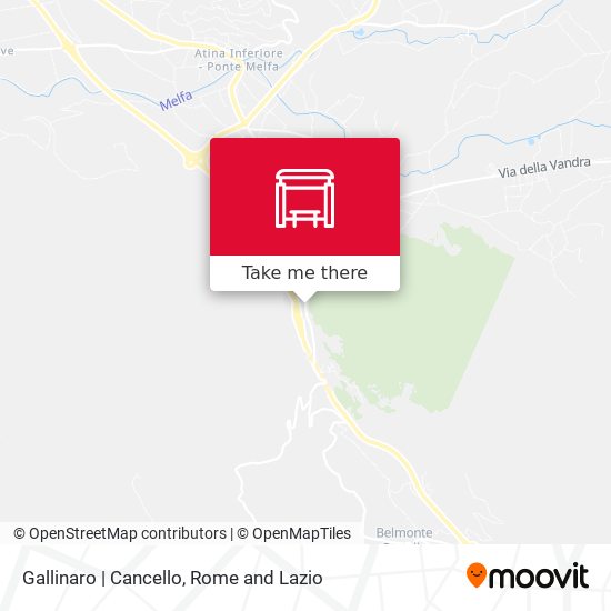 Gallinaro | Cancello map