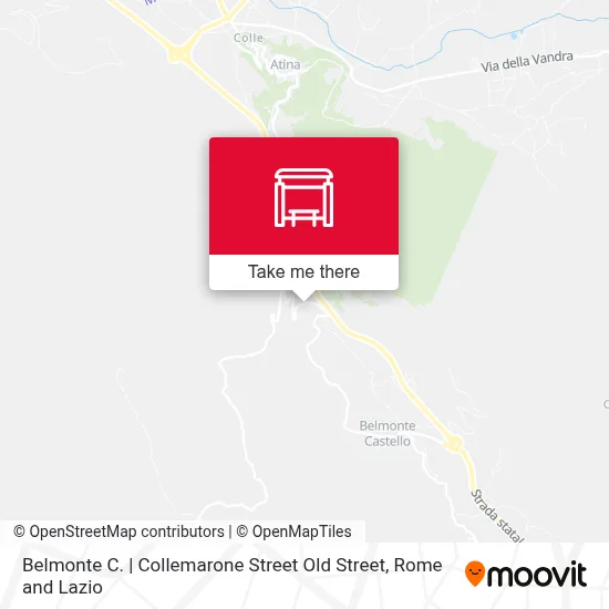 Belmonte C. | Collemarone Street Old Street map